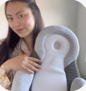 Natalie holding RestLoom